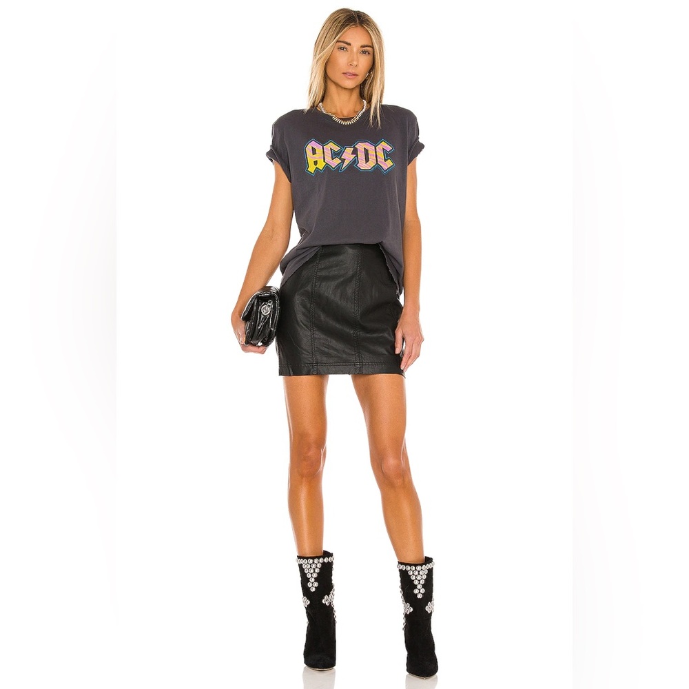 Modern Femme Faux Leather Mini Skirt
